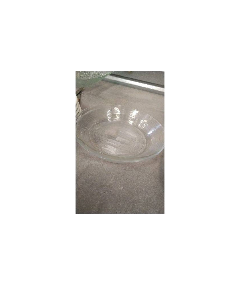 ASSIETTES CREUSES VERRE X2