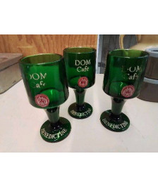 LOT DE 3 VERRES DOM CAFE 