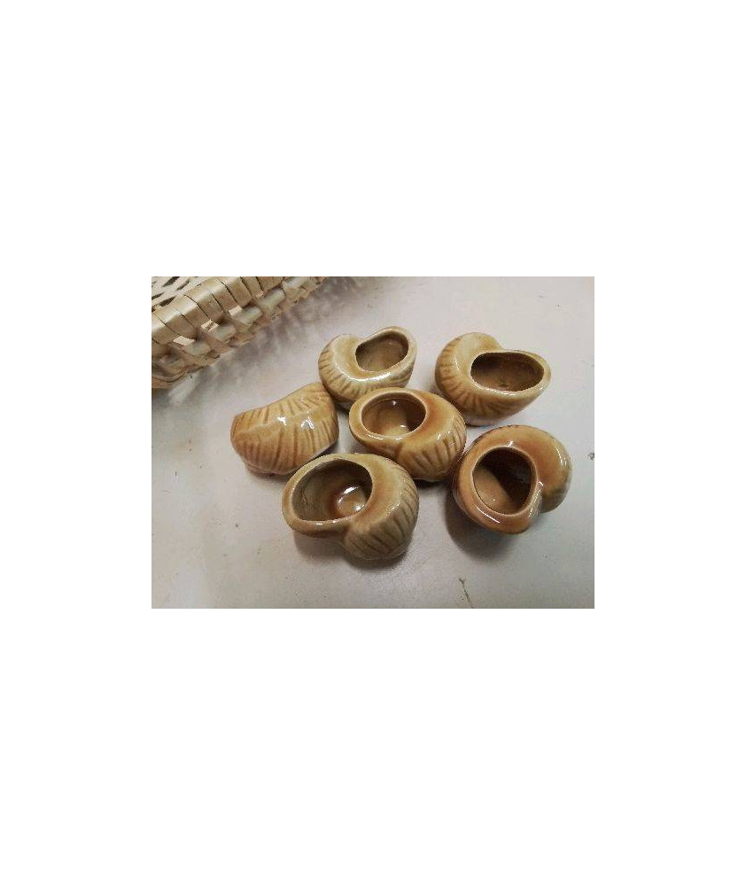 LOT DE COQUILLE D’ESCARGOT EN CERAMIQUE 