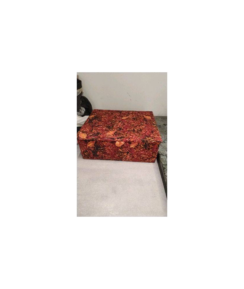 BOITE TISSU ROUGE ORANGE 