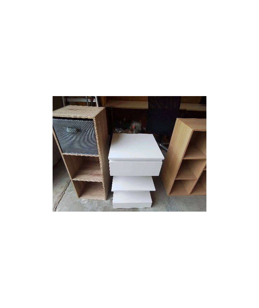 PETITE MEUBLE DE RANGEMENT BLANC 