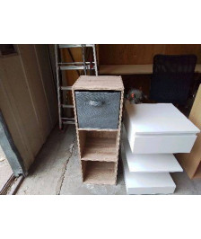 MEUBLE DE RANGEMENT AVEC PANIER 
