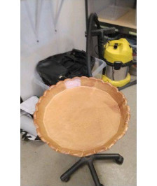 PLAT GM SARS POTERIE 1862/ DIAM 45CM