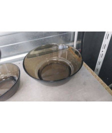 SALADIER VERRE MARRON 