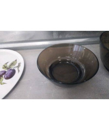 SALADIER PM VERRE MARRON 