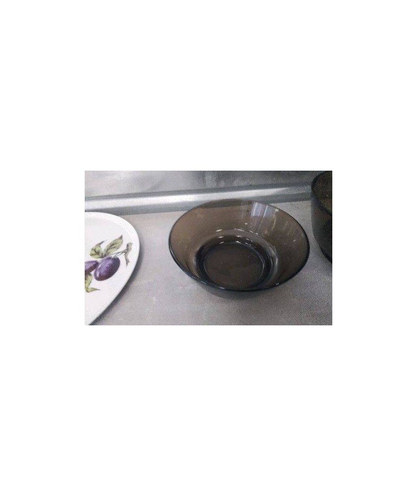 SALADIER PM VERRE MARRON 