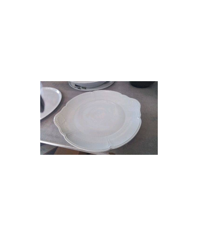 PLAT TOND PORCELAINE 