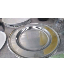 PLAT ROND INOX