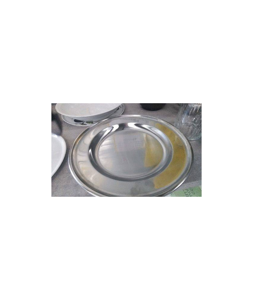 PLAT ROND INOX
