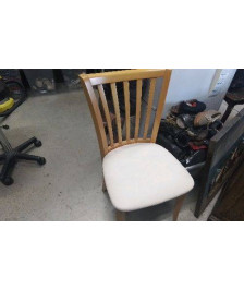 CHAISE BOIS PVC 