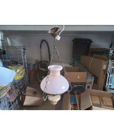 SUSPENSION OPALINE ROSE 