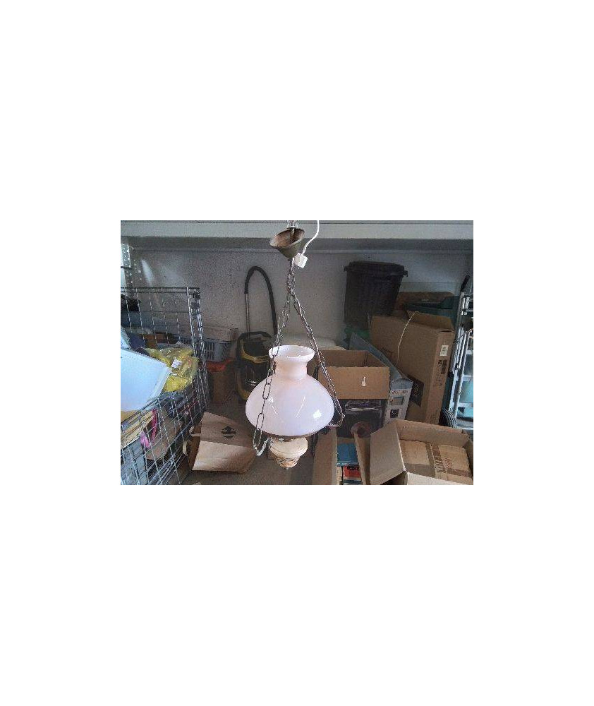 SUSPENSION OPALINE ROSE 