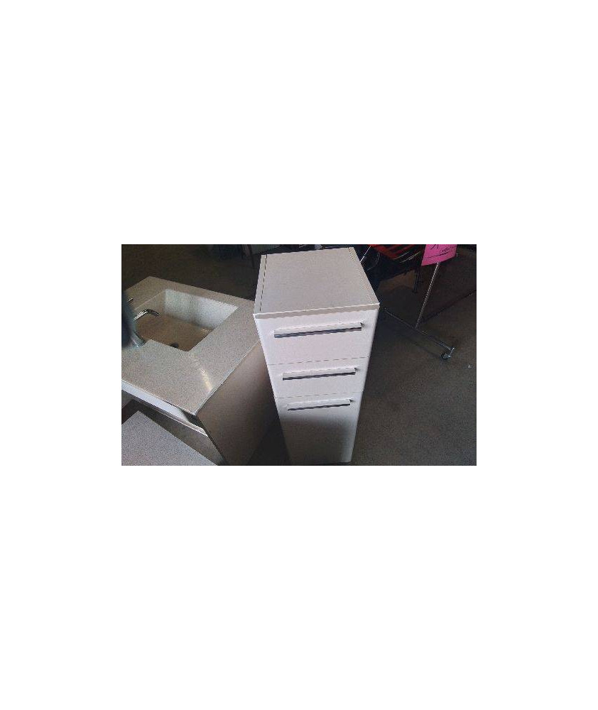 MEUBLE SDB 2 TIROIRS 1 PORTE