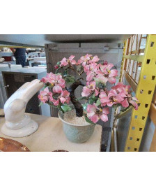 POT DE FLEURS EN VERRE