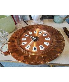 HORLOGE EN CUIVRE 