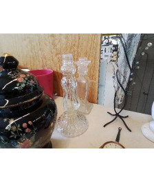 BOUGEOIR EN VERRE 