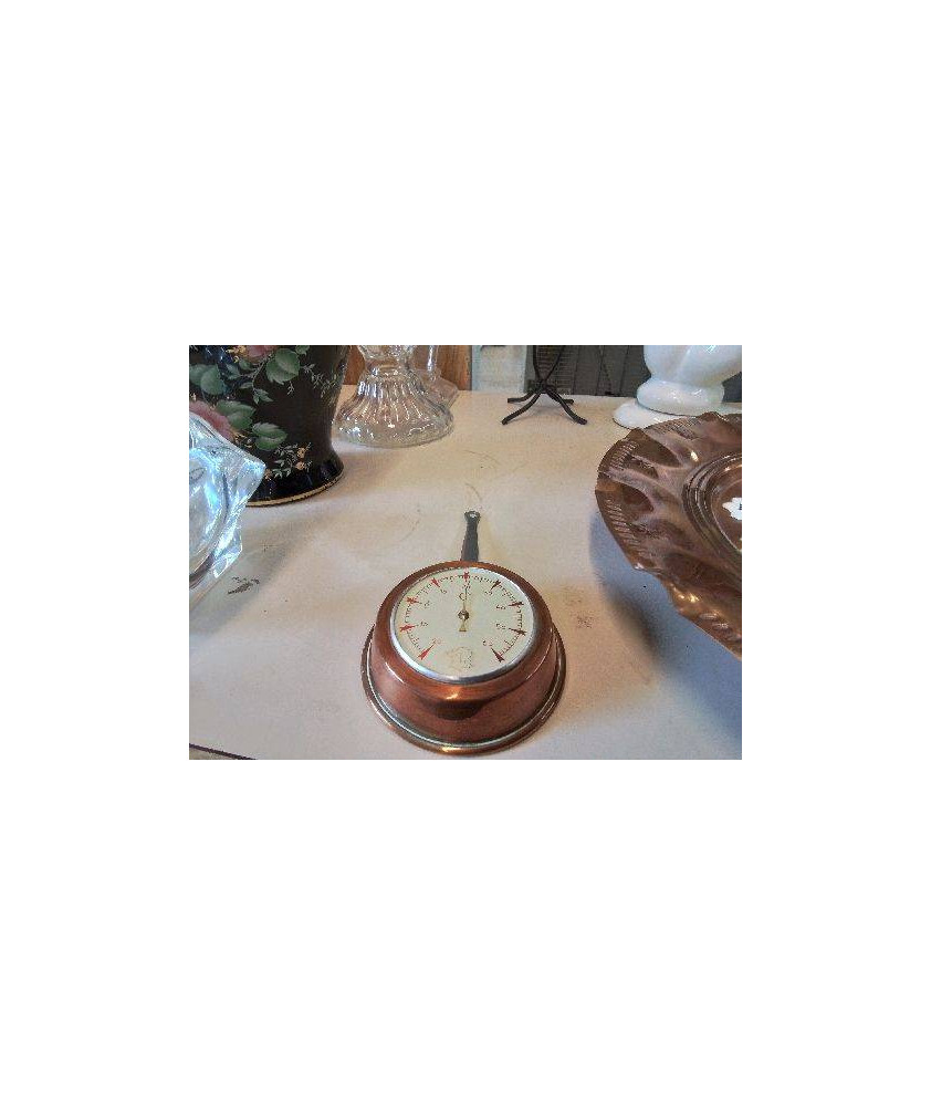 THERMOMÈTRE EN CUIVRE DECO