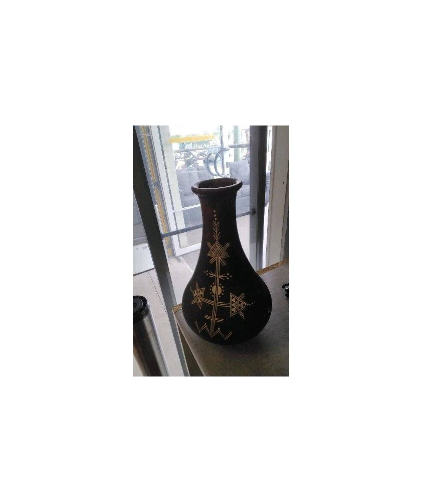 DECO VASE MARRON