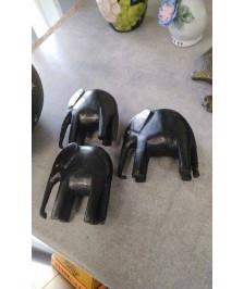 DECO ELEPHANT NOIR PM