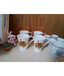LOT DE 4 TASSE LAPIN POUSSIN 