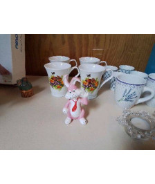 LAPIN ROSE DECO 