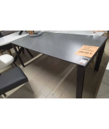 TABLE STYLE PIERRE GRIS 1M80