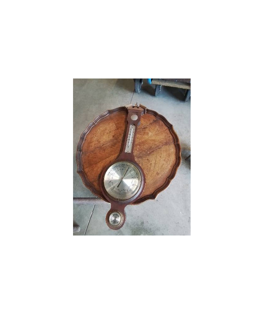 BAROMÈTRE THERMOMÈTRE BOIS 