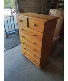 COMMODE PIN 7 TIROIRS 