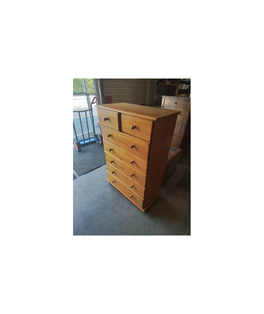 COMMODE PIN 7 TIROIRS 