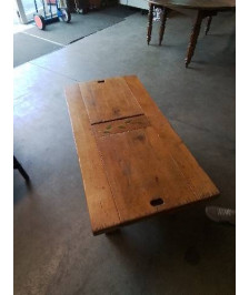 TABLE BASSE BAR  CHENE CLAIR 