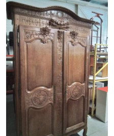 ARMOIRE DE MARIAGE CAUCHOISE LINGERE XIXE