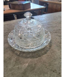 CLOCHE A FROMAGE CRISTAL TAILLÉ 