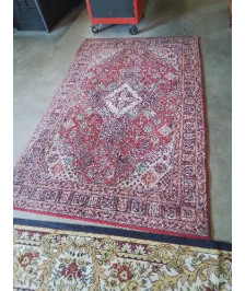 TAPIS LAINE ROUGE BLEU ECRU 235X150CM