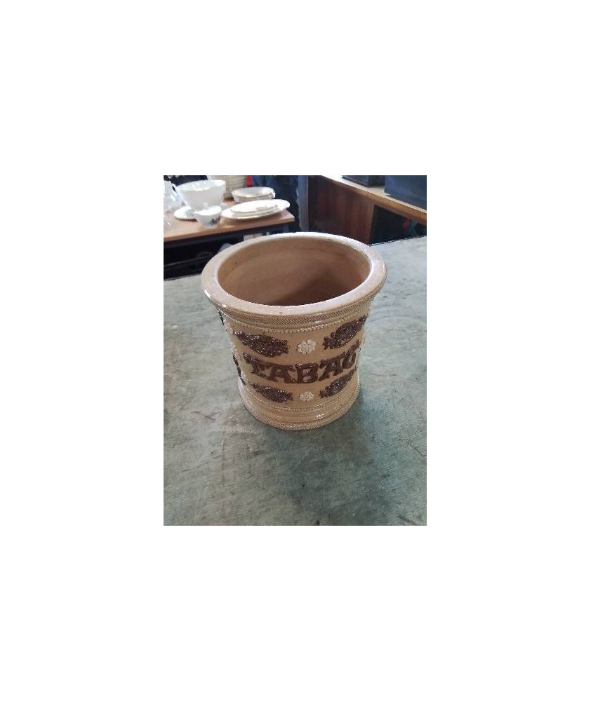 POT A TABAC GRÈS VERNISSE 