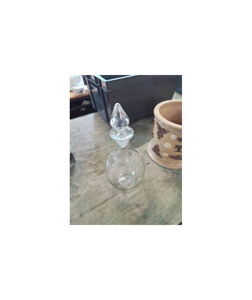 CARAFE VERRE GRAVÉ 