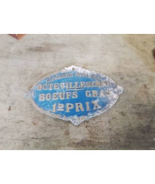 PLAQUE MÉTAL CONCOURS AGRICOLE