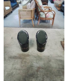 PAIRE DE PHOTOPHORES VERRE MOET&CHANDON