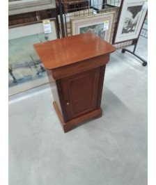 CHEVET BOIS MOULURÉ 1 TIROIR 1 PORTE STYLE LOUIS PHILIPPE 