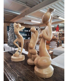 STATUE BOIS