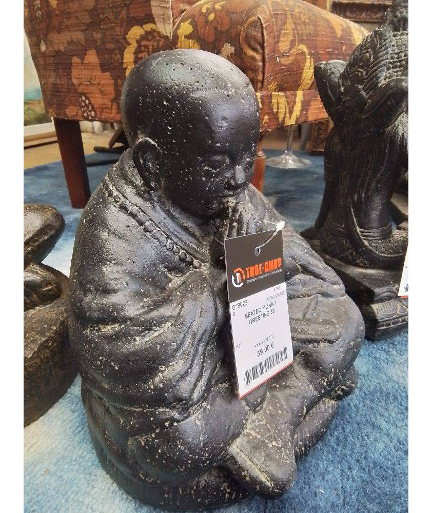 SEATED MONK 1 GREETING 30