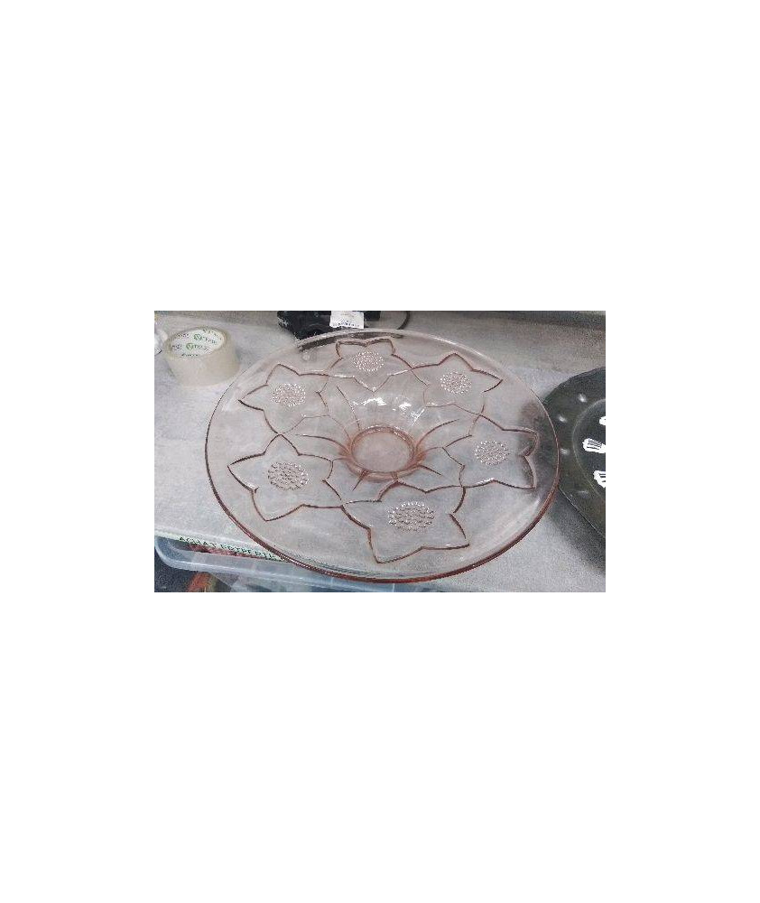 COUPE EN VERRE ROSE 