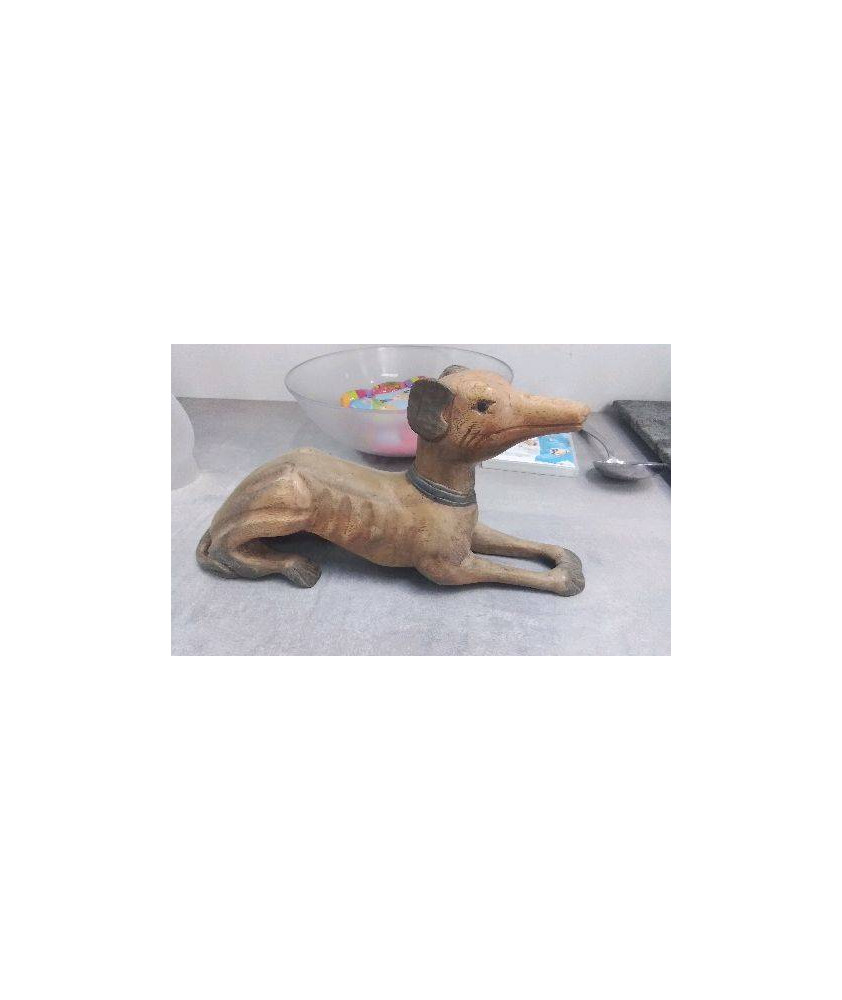 DECO CHIEN BOIS 