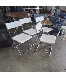 4 CHAISES PLIANTES IKEA 