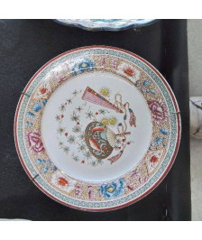 ASSIETTE DECO ÉVENTAIL 