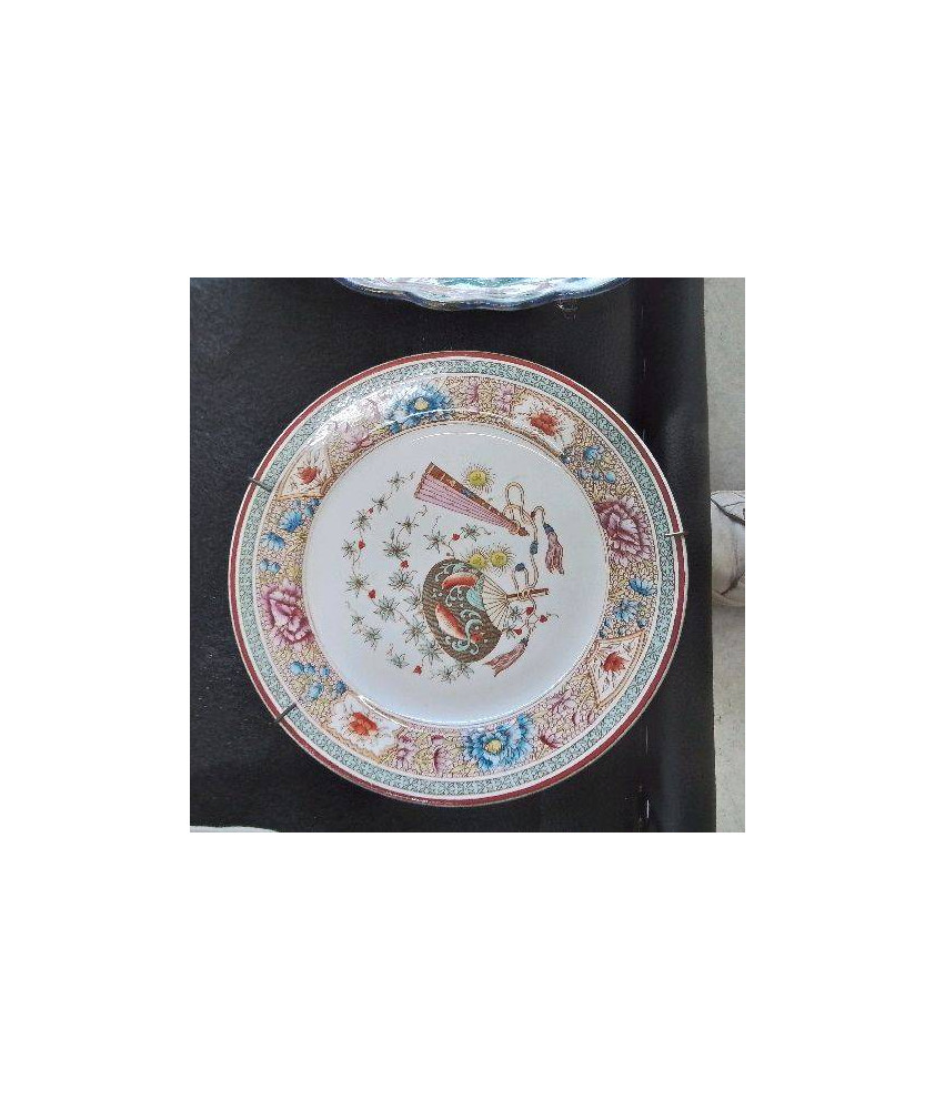 ASSIETTE DECO ÉVENTAIL 