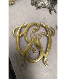 DECO DESSOUS DE PLAT VINTAGE LAITON - GEO WASHINGTON CYPHER 10-13
