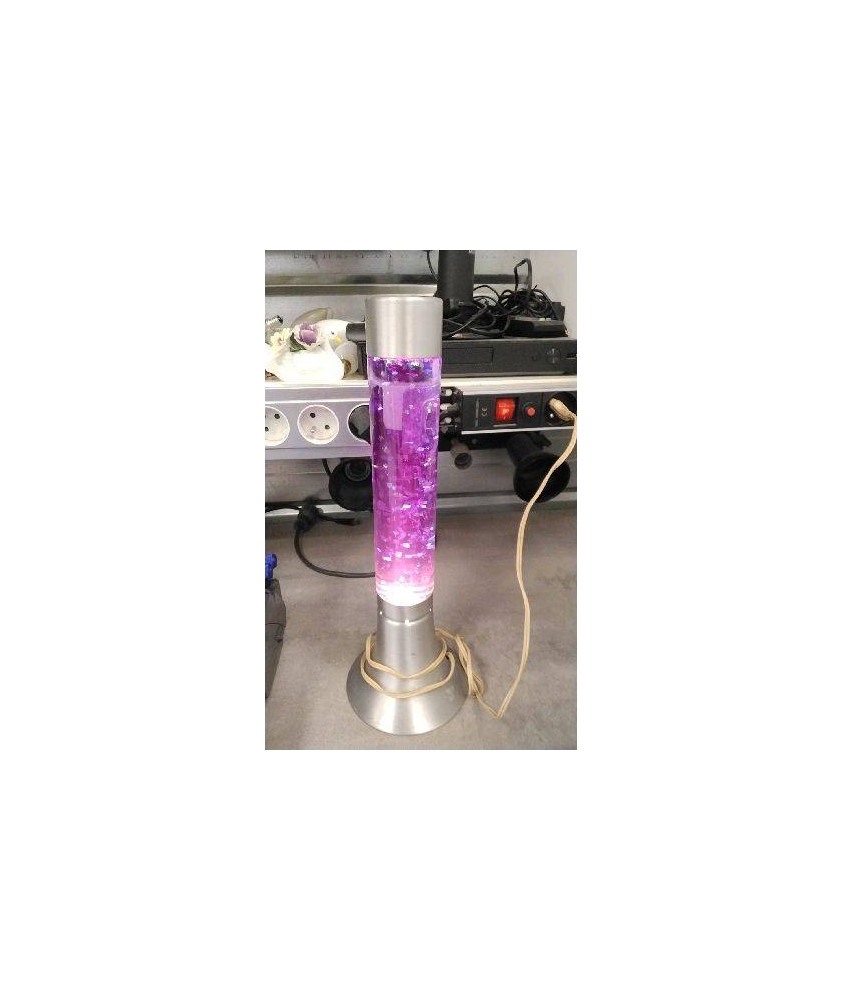 LAMPE LAVA PAILLETTES 