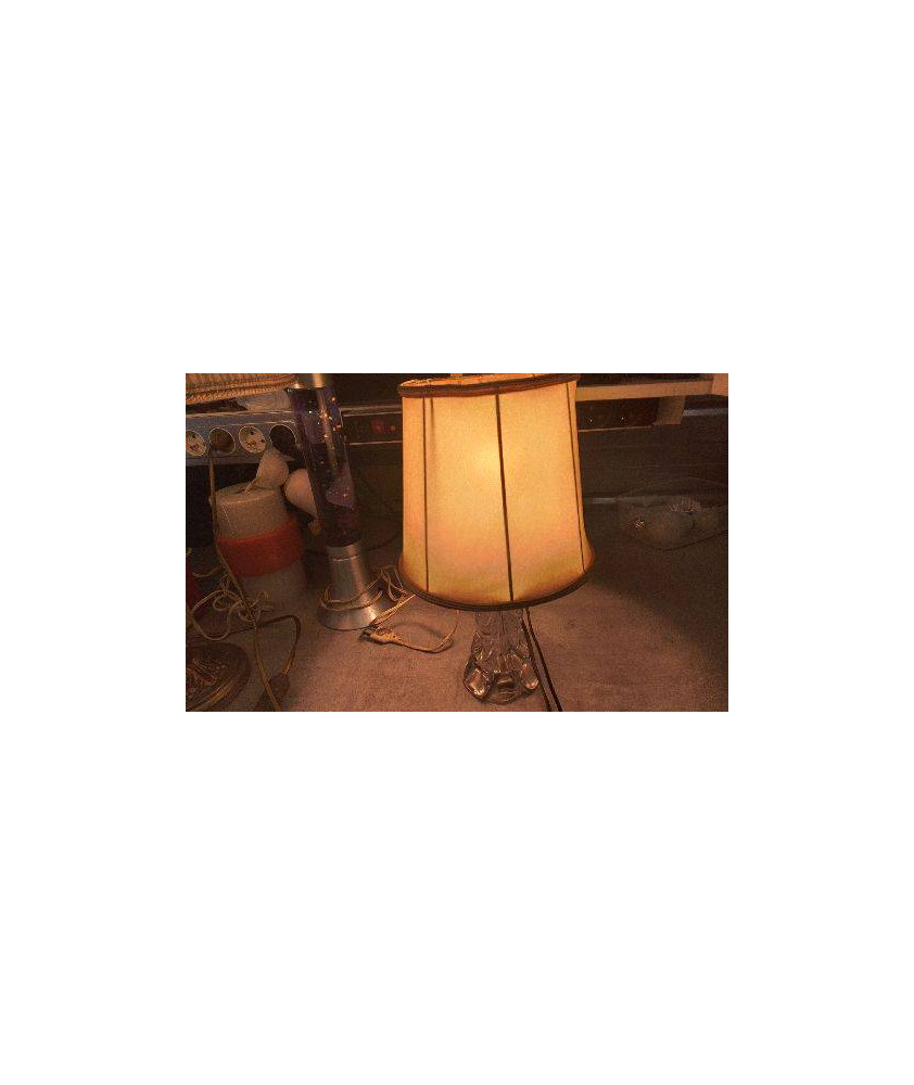 LAMPE PIED VERRE PM