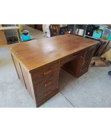 BUREAU EN BOIS MASSIF 