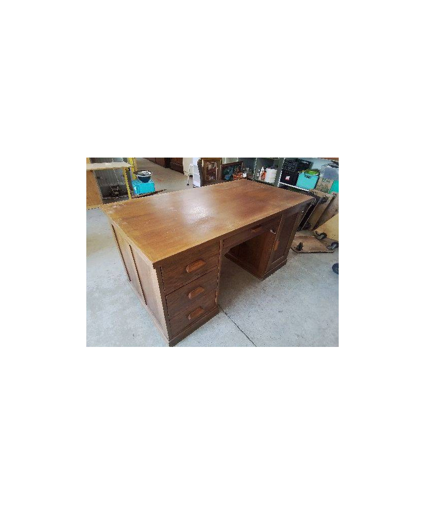 BUREAU EN BOIS MASSIF 
